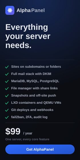 Half page banner